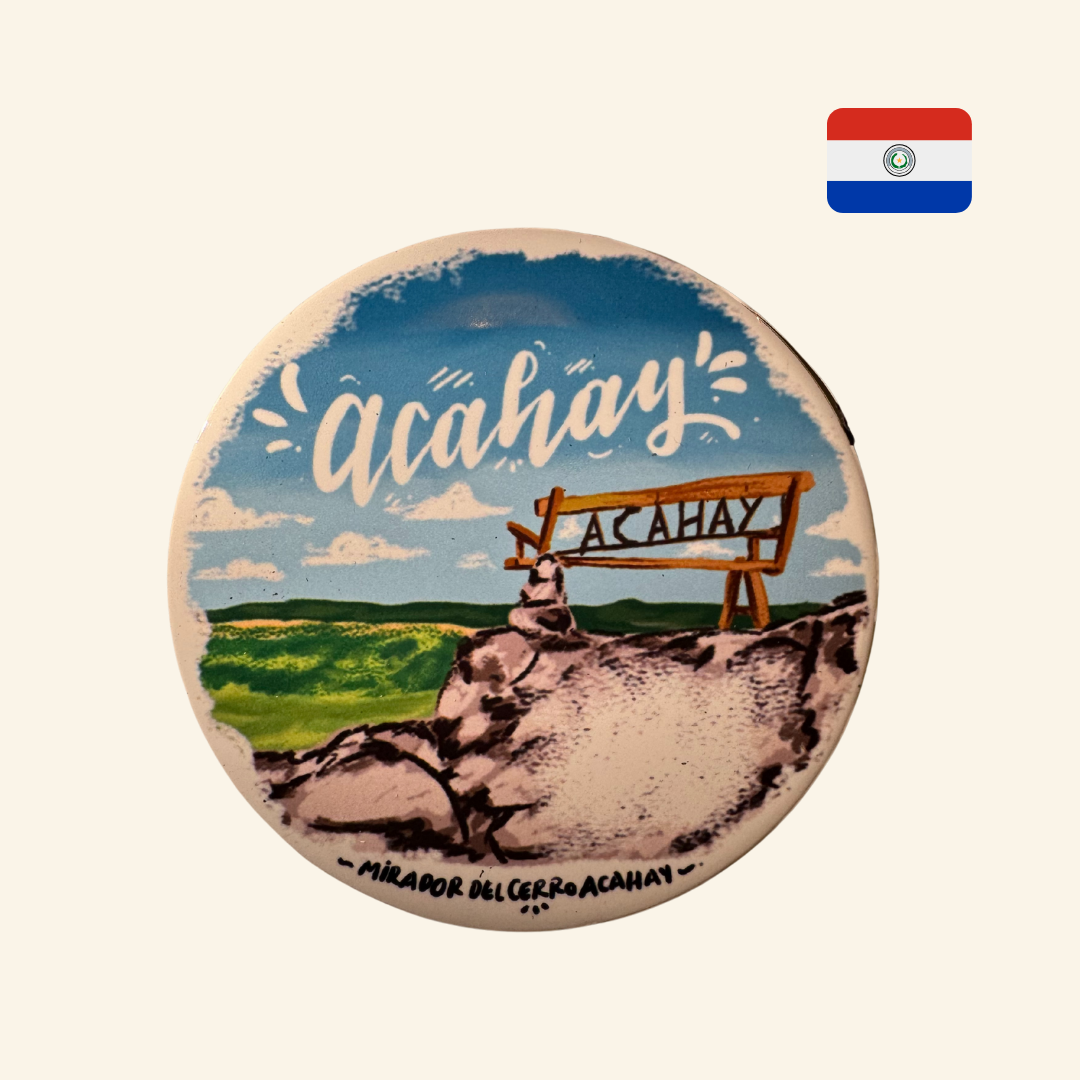 Imanes con Diseños de destinos del Paraguay