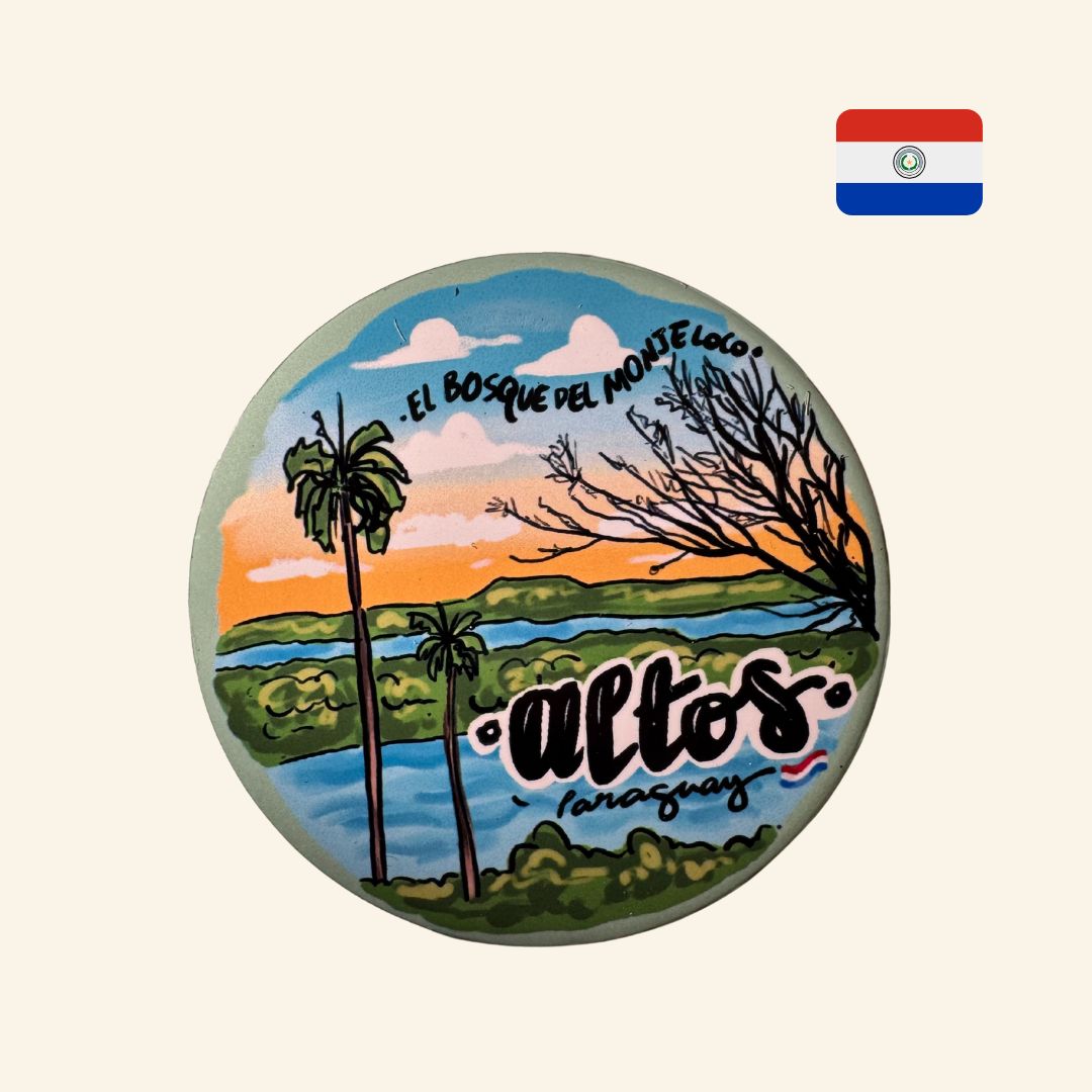 Imanes con Diseños de destinos del Paraguay