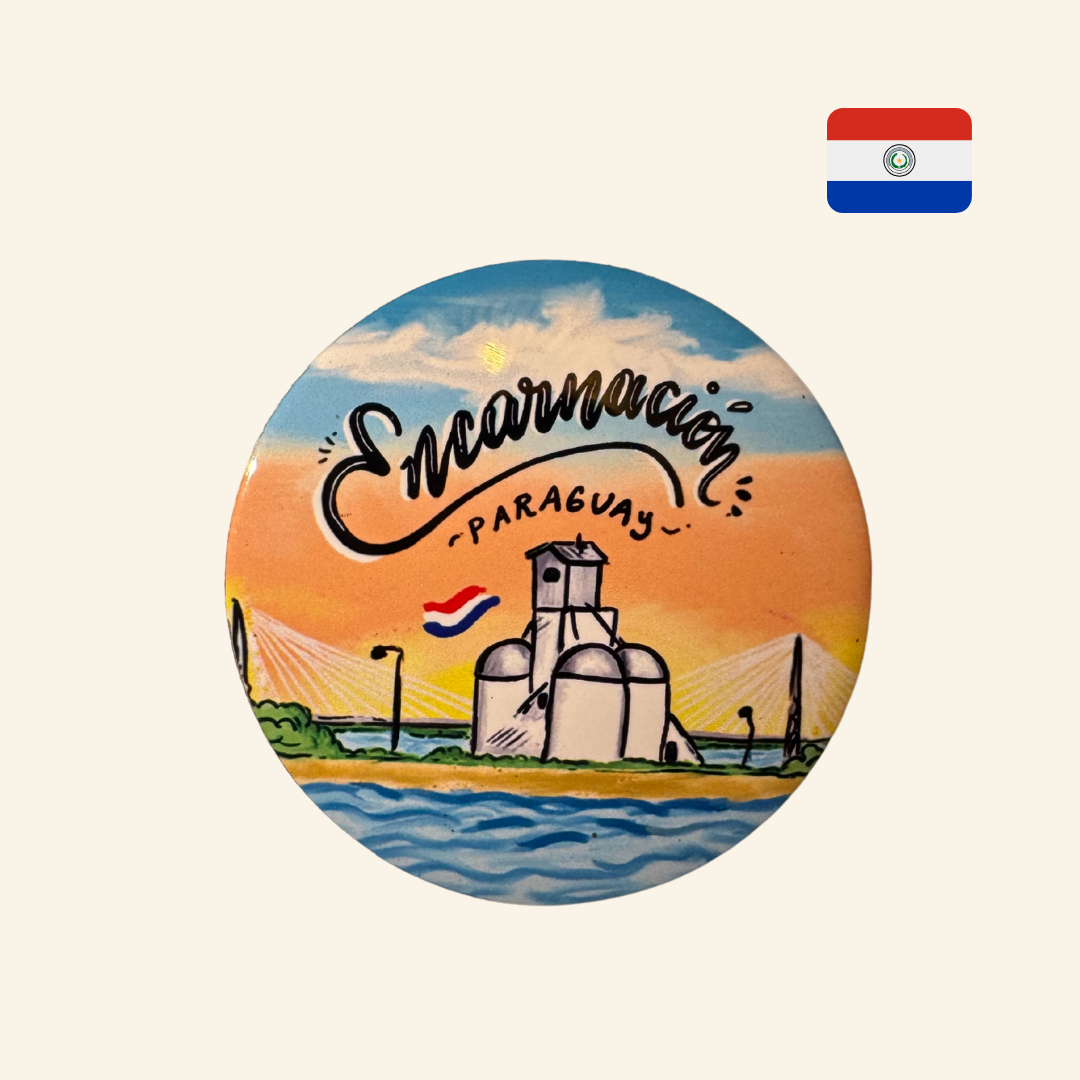 Imanes con Diseños de destinos del Paraguay