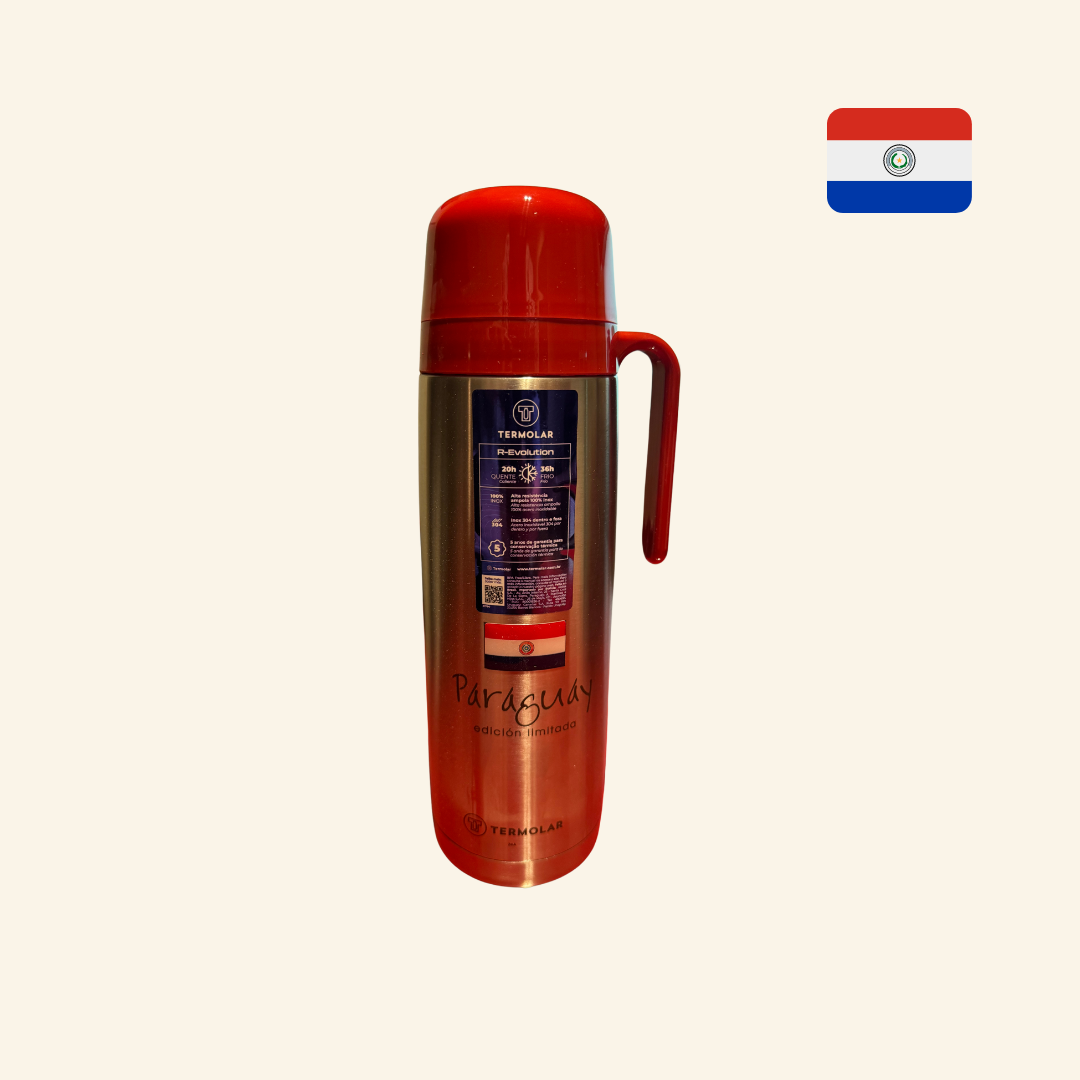 Termo Inox 1LT "Edicion Limitada Paraguay"
