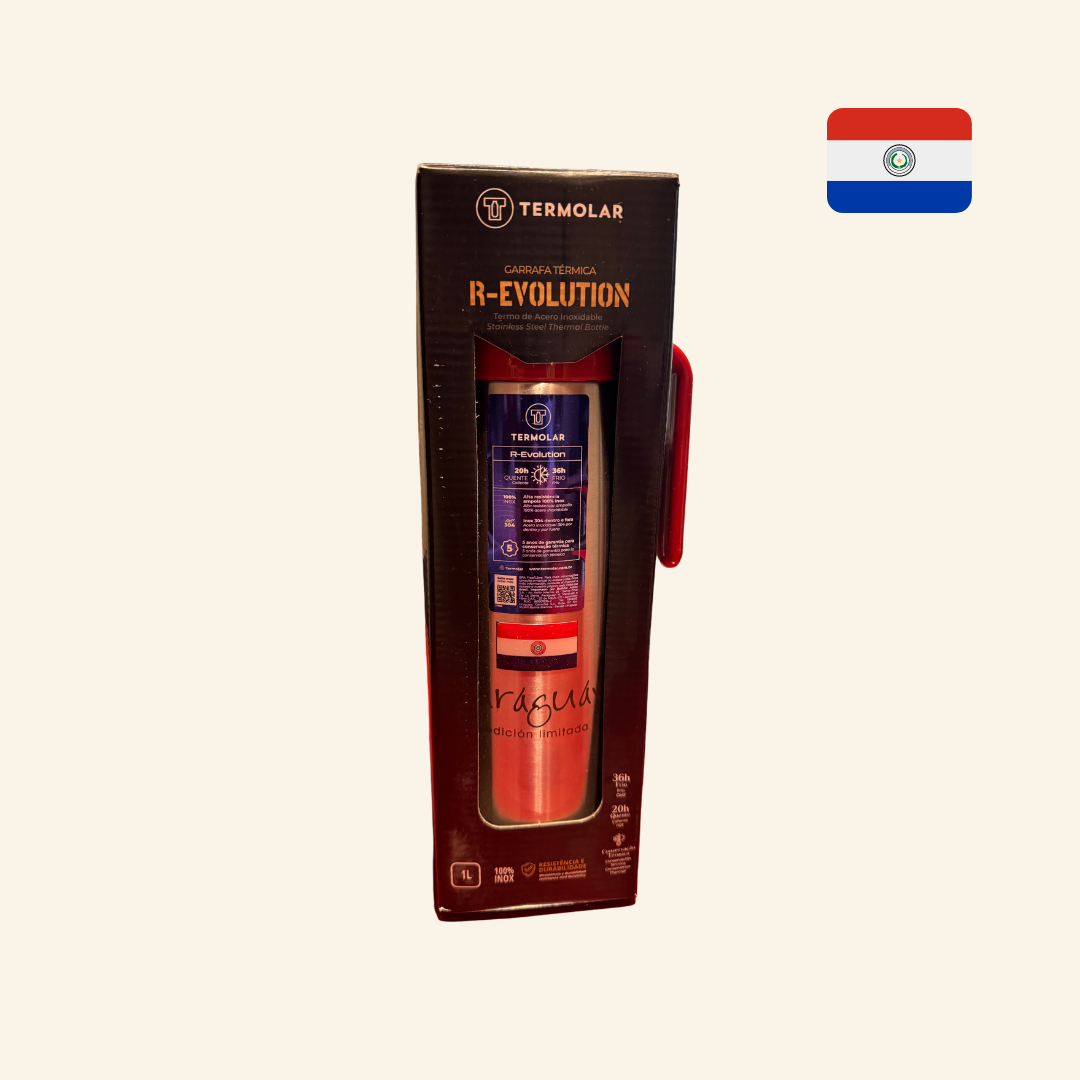 Termo Inox 1LT "Edicion Limitada Paraguay"