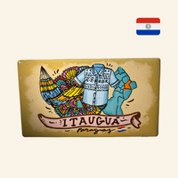 Imanes con Diseños de destinos del Paraguay