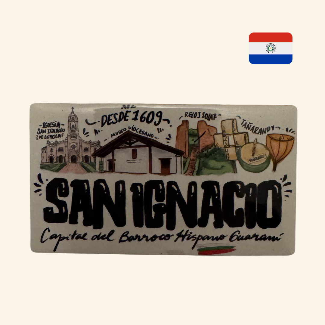 Imanes con Diseños de destinos del Paraguay